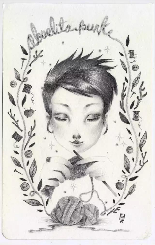 插画魔卡少女樱,插画少女和猫图片