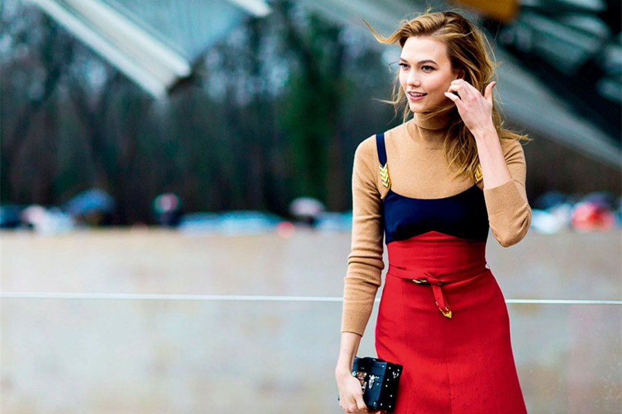 连衣裙正确穿搭方式图解,秋冬连衣裙穿搭技巧大全