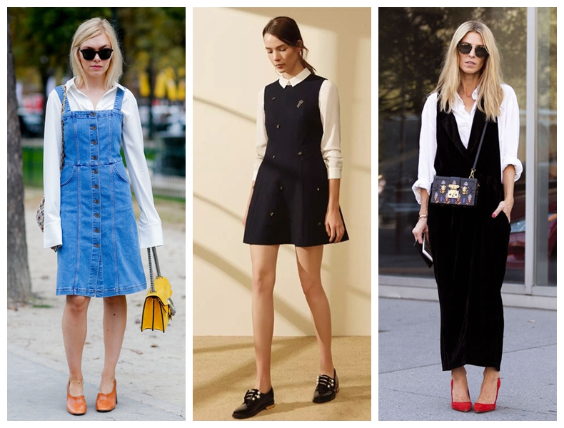 连衣裙正确穿搭方式图解,秋冬连衣裙穿搭技巧大全