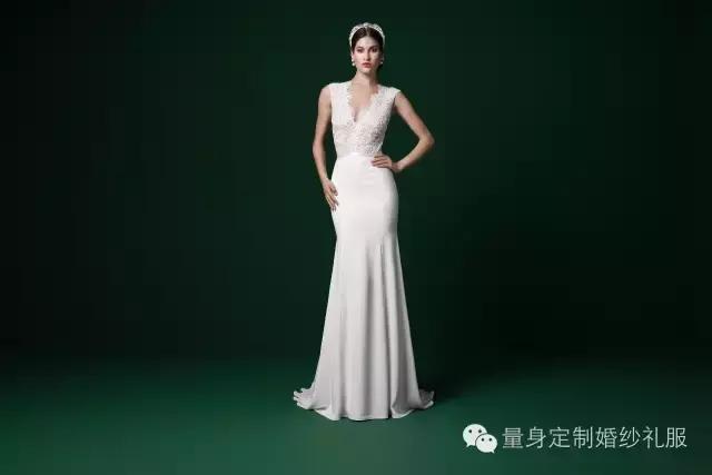 适合宽肩的婚纱,23款一字肩婚纱