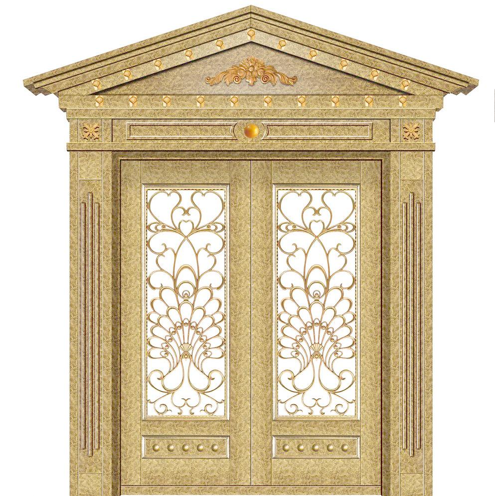 铝合金仿铜门和不锈钢仿铜门,真铜门与仿铜门有什么区别呢