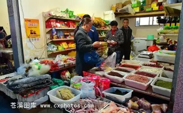 东溪古镇街景,苍溪县古镇全景图