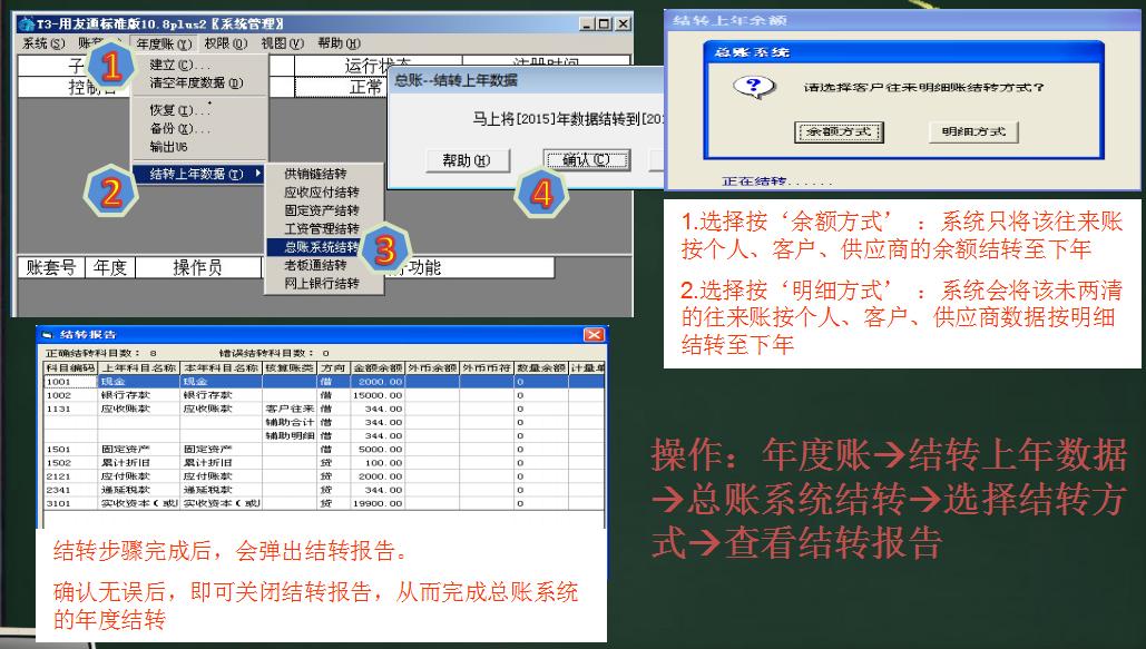 用友t3反年结注意事项,用友t3如何取消年结