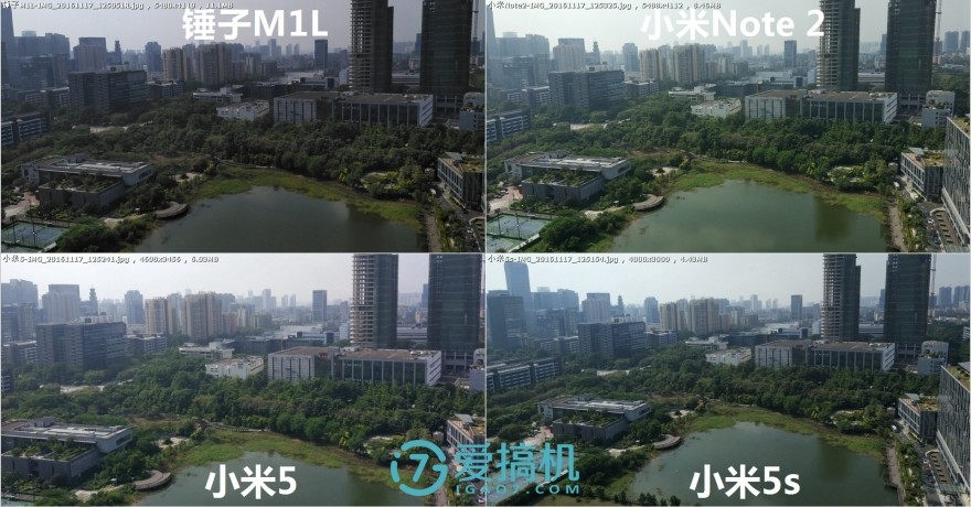 锤子m1l对比红米note4x,小米6x与锤子m1l