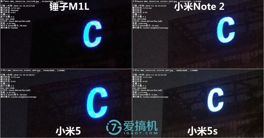 锤子m1l对比红米note4x,小米6x与锤子m1l