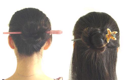 各种各样的盘头发的简单方法,最简单的盘头发方法如下