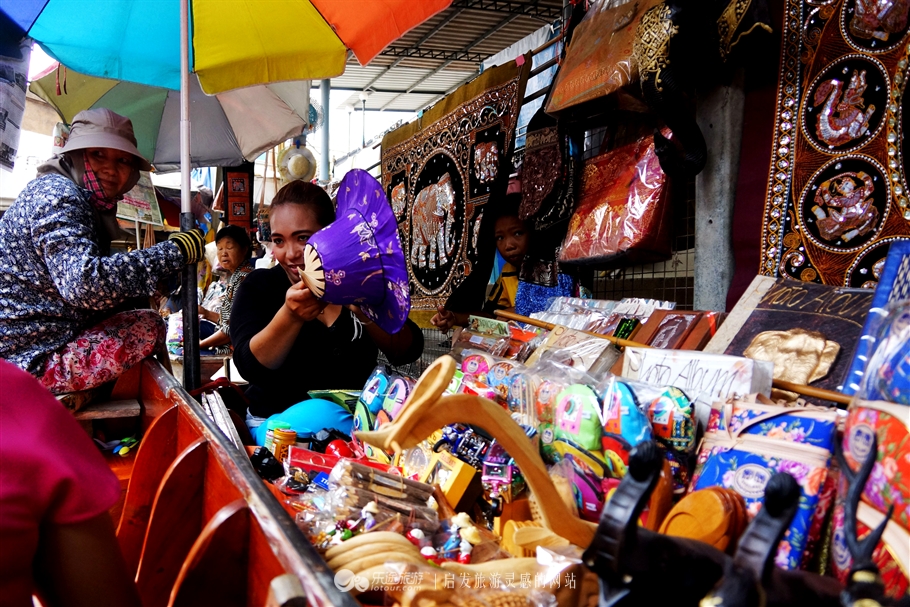 曼谷到丹嫩多水上市场,丹嫩沙多水上集市