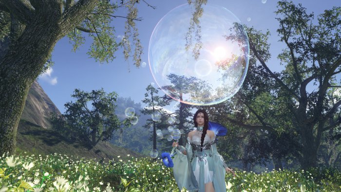 天刀最好看的特效,天刀天青武器外观有特效