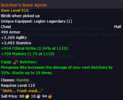 魔兽测试服：工作橙装补齐通用橙继续加强