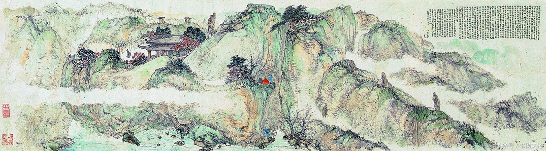 民国山水人物画欣赏,当代著名山水画大师作品