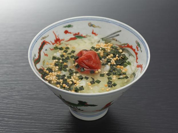 顶级日本茶泡饭,梅子茶泡饭和三文鱼茶泡饭