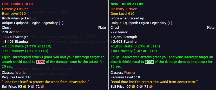 魔兽测试服：工作橙装补齐通用橙继续加强