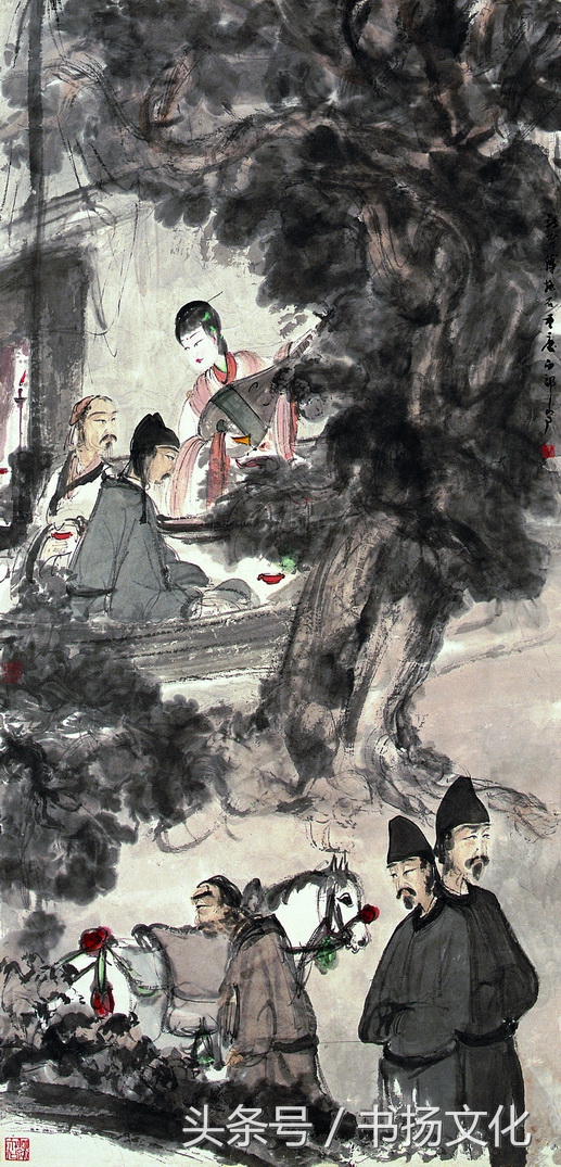 民国山水人物画欣赏,当代著名山水画大师作品