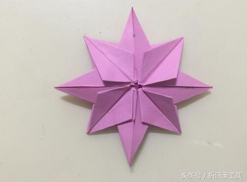 圣诞装饰折纸大全,圣诞树顶上的星星折纸