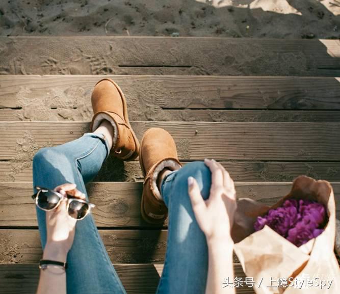 穿着不臃肿的雪地靴,雪地靴怎么穿不胖