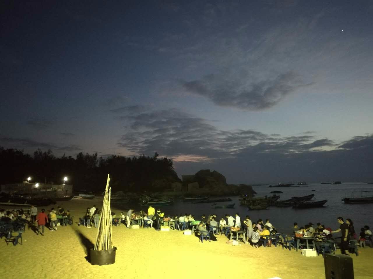 汕尾美丽的滨海之城,一个在汕尾的海边城市