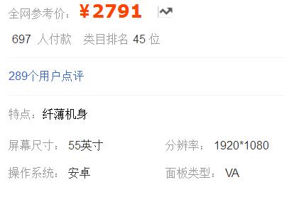 55寸的液晶电视哪个品牌口碑好,55寸电视评测排行榜