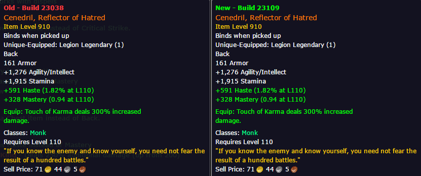 魔兽测试服：工作橙装补齐通用橙继续加强