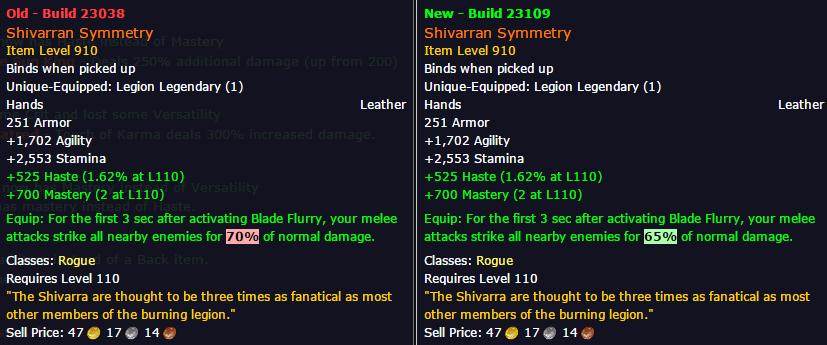 魔兽测试服：工作橙装补齐通用橙继续加强