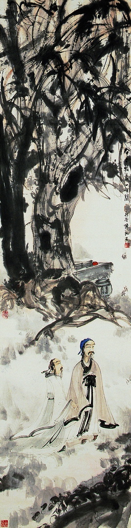 民国山水人物画欣赏,当代著名山水画大师作品