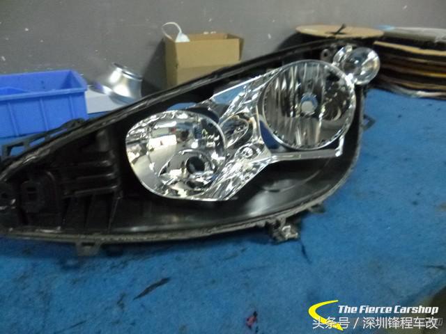 车灯亮度不够怎么修复,标致408改了led灯还能加装透镜吗