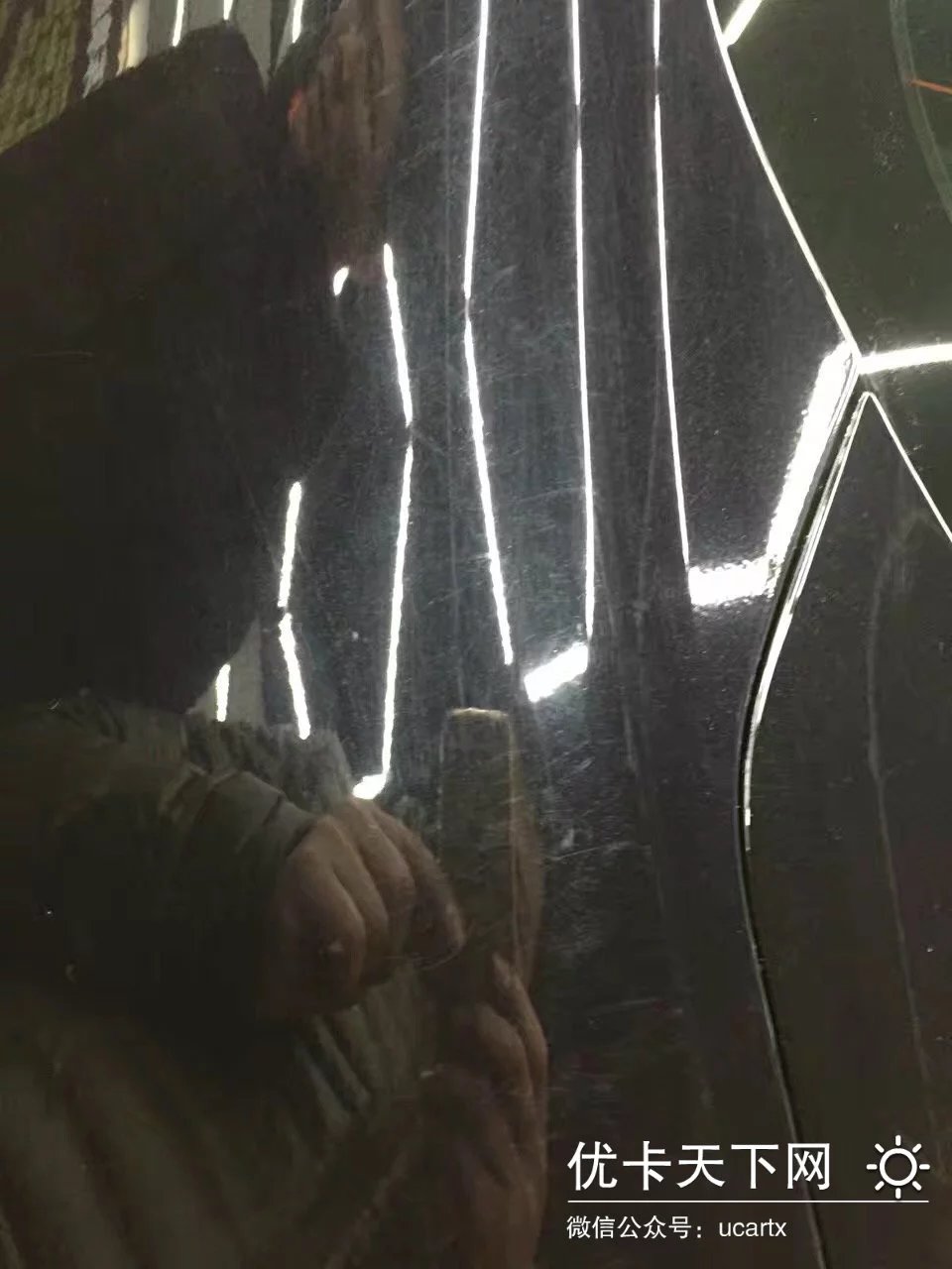 新蒙迪欧漆面,蒙迪欧坦桑石蓝镀晶