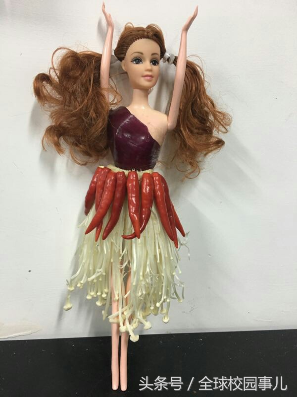 厉害了word同学！成都一高校学生用蔬菜打造“时装”盛宴