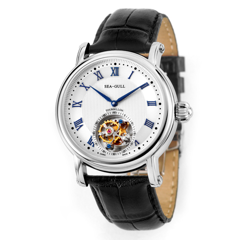 海鸥陀飞轮手表8801二手价格,海鸥双面镂空陀飞轮表818