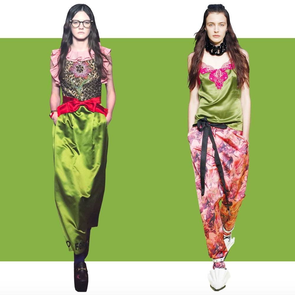 2017年的流行色草木绿,2022年的春季流行色