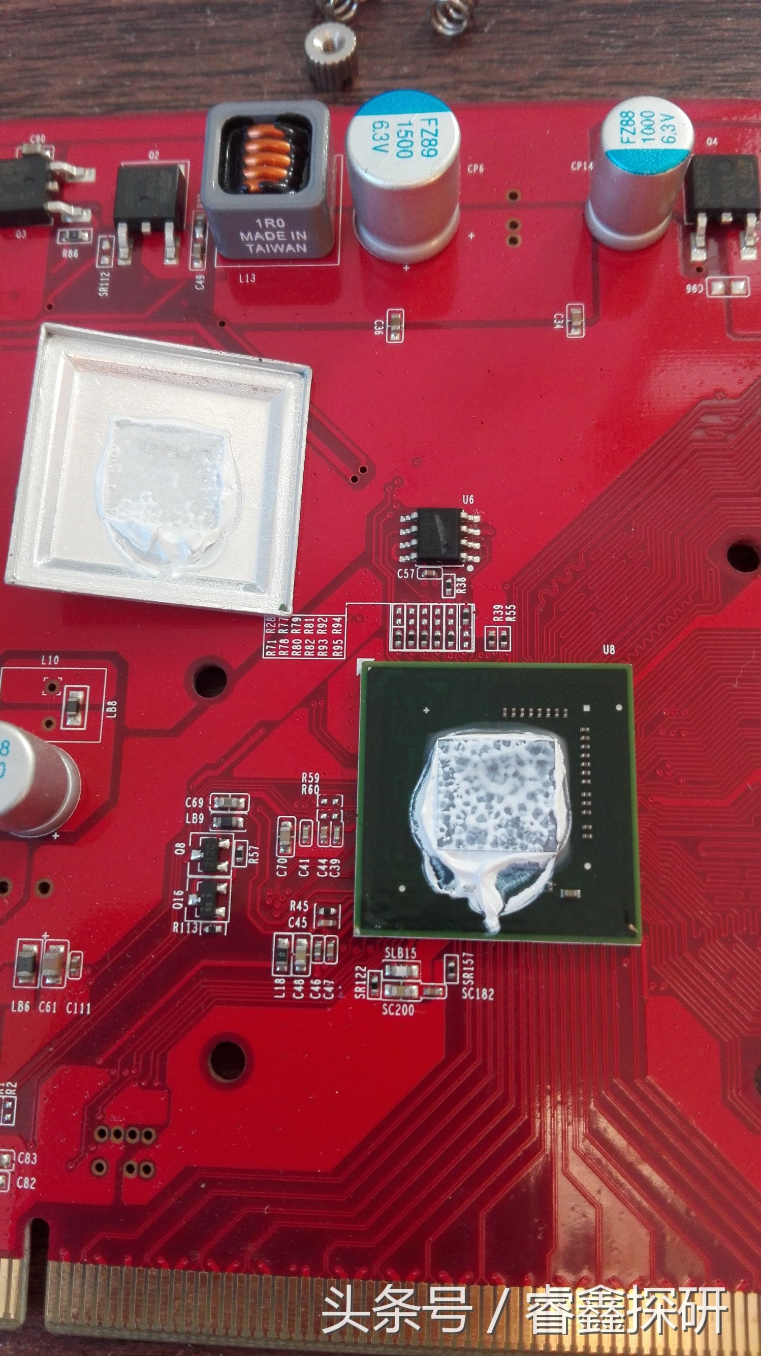 拆一个电脑板,gf9500gt512m显卡