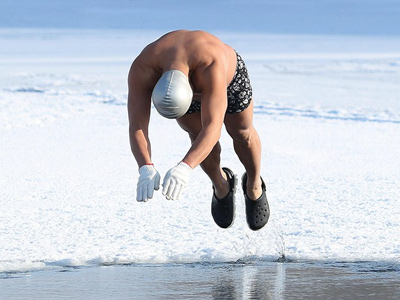 冬泳恢复体温消耗热量,冬泳可以锻炼意志和提升免疫力