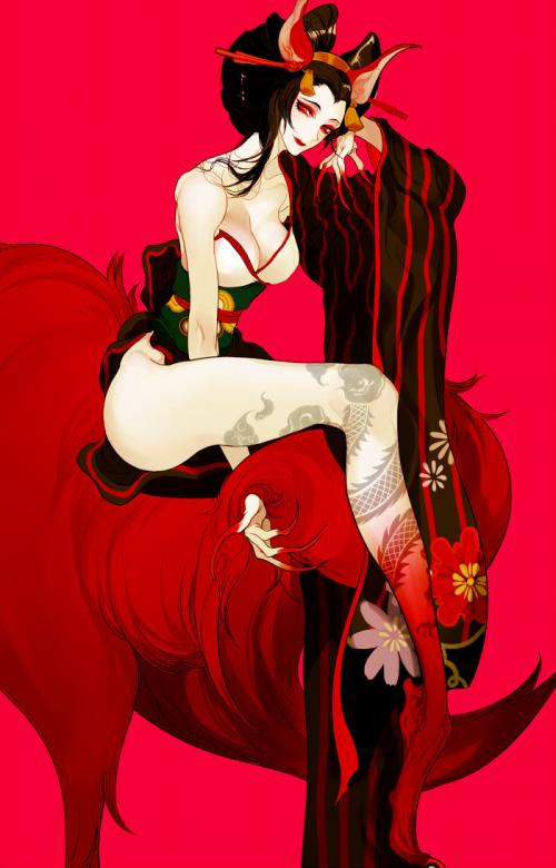 阴阳师青丘仙狐,网易阴阳师全部式神的故事