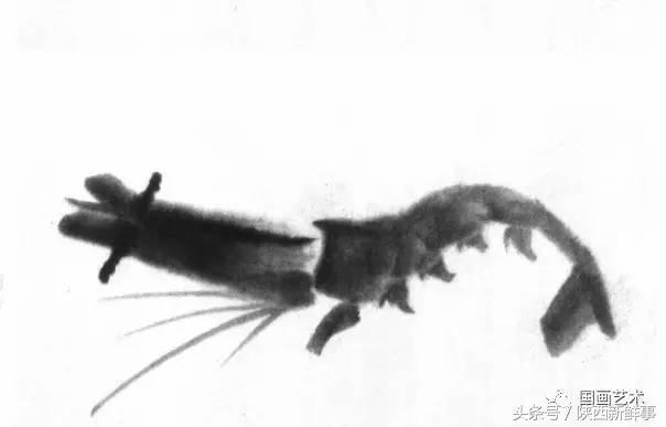 齐白石画虾步骤,齐白石画虾的作品叫什么名字