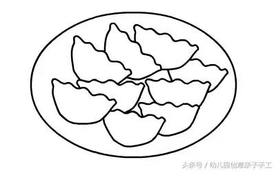 春节灯笼鞭炮简笔画,新年娃娃拿鞭炮简笔画