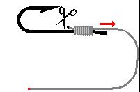 凹槽锡头鱼钩绑法图解,图解六种简单实用的鱼钩绑法