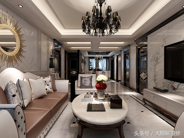 西安——首创漫香郡160㎡欧式风格细节决定效果
