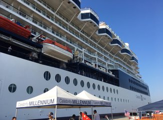 与游轮的亲密接触：精致邮轮千禧号,日韩线）内附有8090后游轮游正确打开方式专业摄影美图