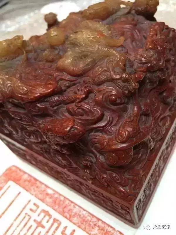 国家最近几年玉玺拍卖价格表,寿山石最好玉玺大印欣赏