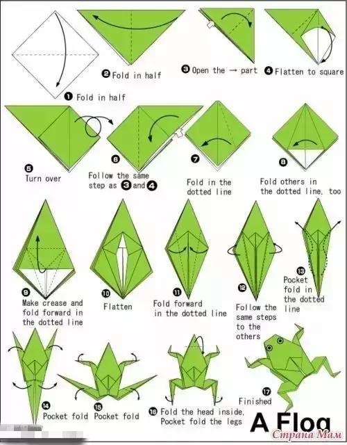 儿童折纸简单手工10000种,长正方形纸做手工折纸简单教程