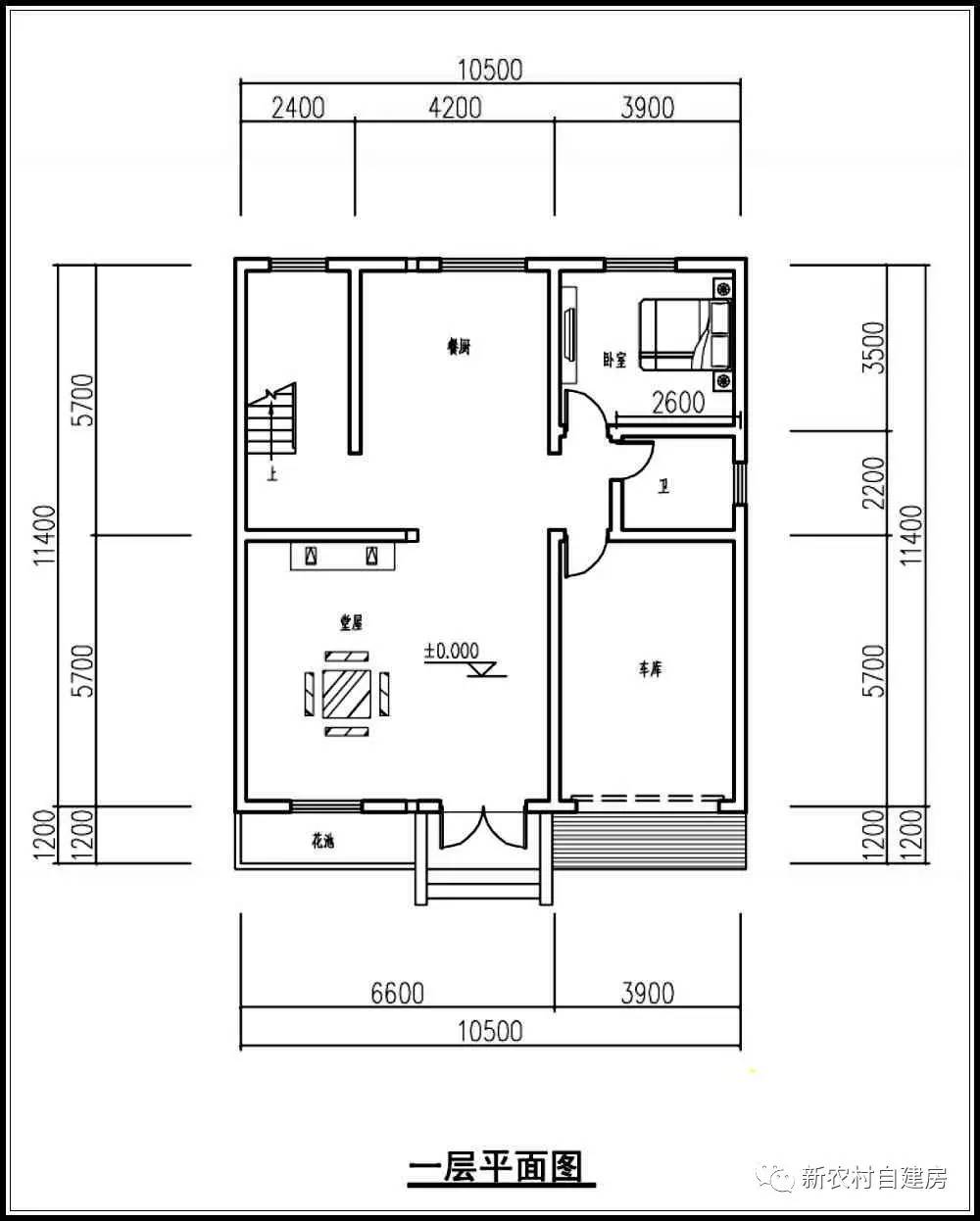 双拼二层兄弟共建房图纸20万以内,20万别墅砖混二层免费图纸