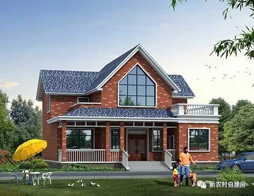 双拼二层兄弟共建房图纸20万以内,20万别墅砖混二层免费图纸