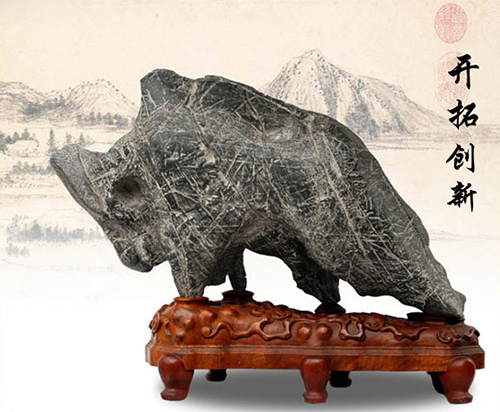 灵璧石的价值,目前价值最高的灵璧石