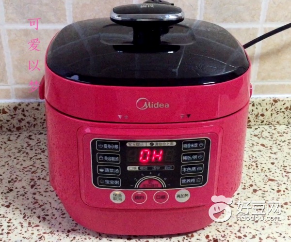 美的电压力锅糙米饭,美的mini饭煲