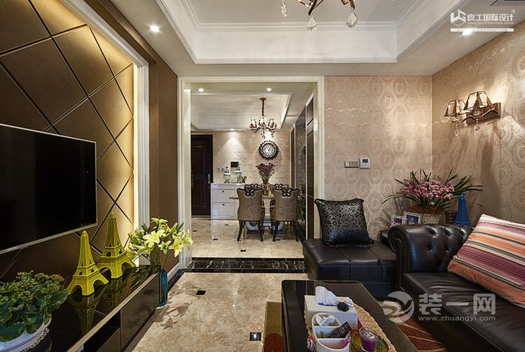 中式公寓设计装修推荐,杭州小复式公寓装修效果图