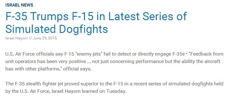 以色列空军怎么评价f-35 (以色列为什么卖f-35)