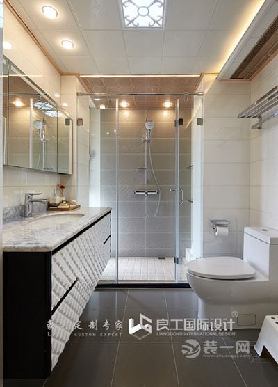 乍一看黑乎乎一片类似何以笙的家杭州江南文苑大户型装修