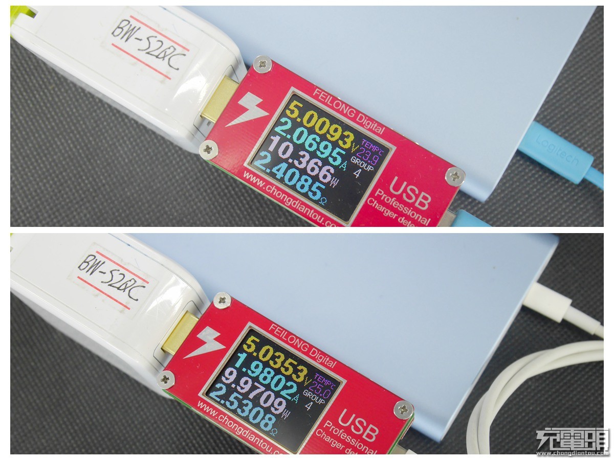 羽博1000w移动电源,羽博20000毫安充电宝自带线评测