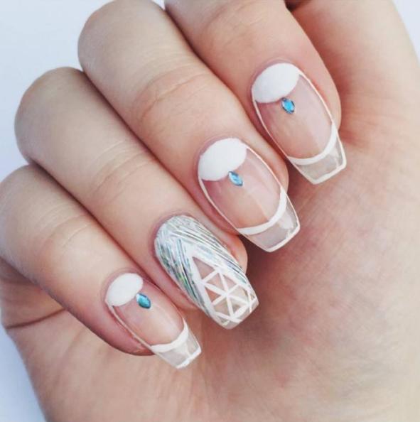 48款热门款显白新年红美甲合集,美甲48种款式图