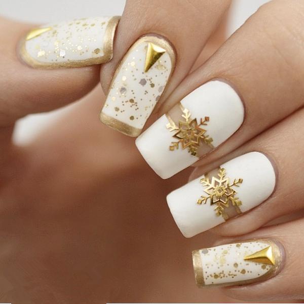 48款热门款显白新年红美甲合集,美甲48种款式图