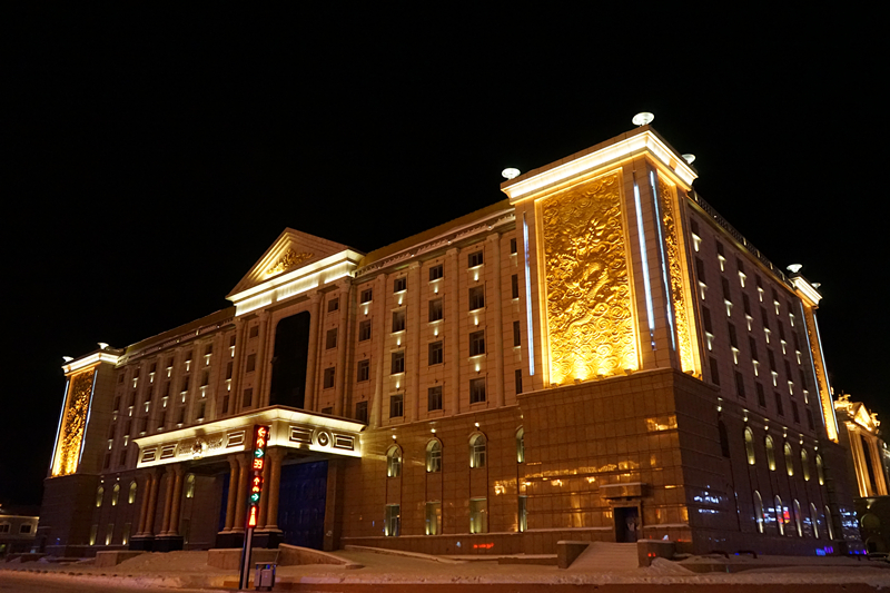 穿越内蒙古大草原雪景,来内蒙古大草原看雪
